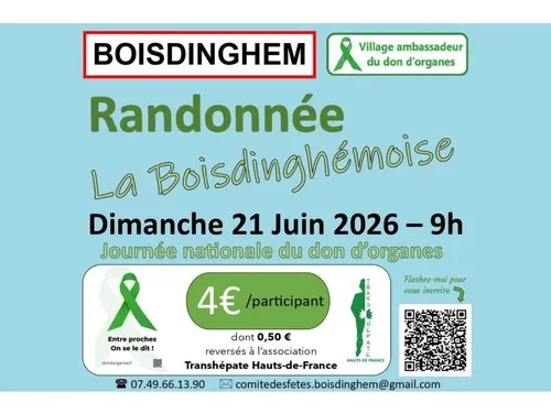 Boisdinghem : Randonnée "La Boisdinghémoise" ce dimanche 21 juin
