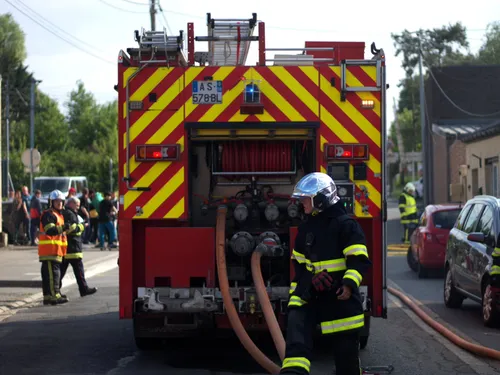Ruminghem : un violent incendie détruit une maison 