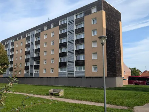 Saint-Omer : les espaces publics autour des résidences du quartier...