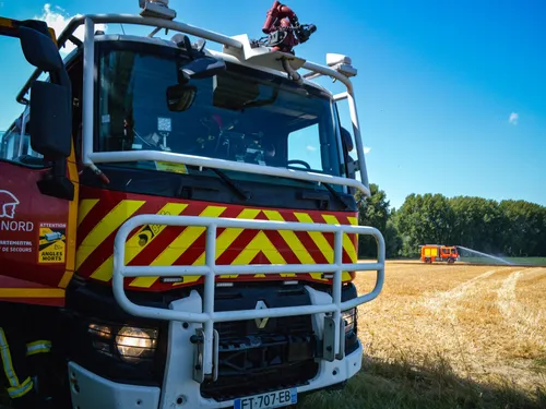 Plusieurs feux dans l'Audomarois : plus de 5 000 m² déjà partis en...