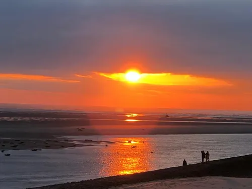 La marée reste dangereuse, exemple à Berck, baie d'Authie, ce lundi