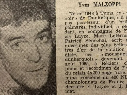 Yves Malzoppi, le décès d'un grand nom de la natation, à Dunkerque