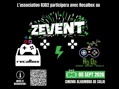 Calais : ZEVENT au Cinéma l'Alhambra ce samedi 5 septembre