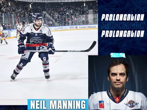 Les Ducs d'Angers prolongent Neil Manning