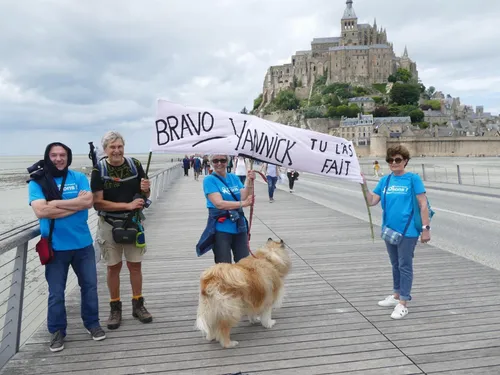 Yannick Sourisseau a réussi sa marche contre le cancer masculin