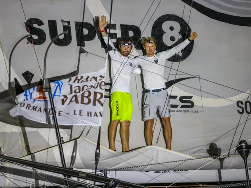 Transat Jacques Vabre. Maxime Sorel et V and B - Monbana - Mayenne...