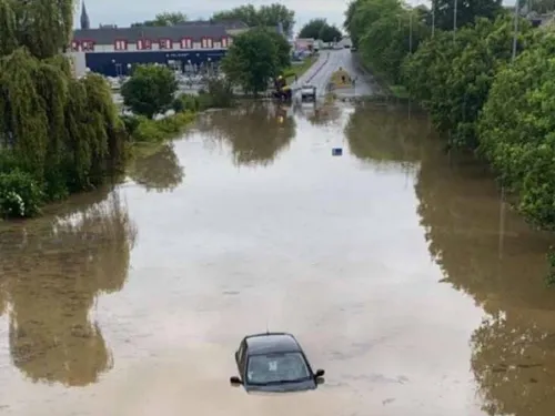 Château-Gontier, Le Bignon du Maine, Laval… un épisode orageux...