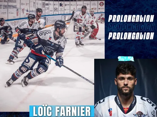 Les Ducs d'Angers prolongent Loïc Farnier