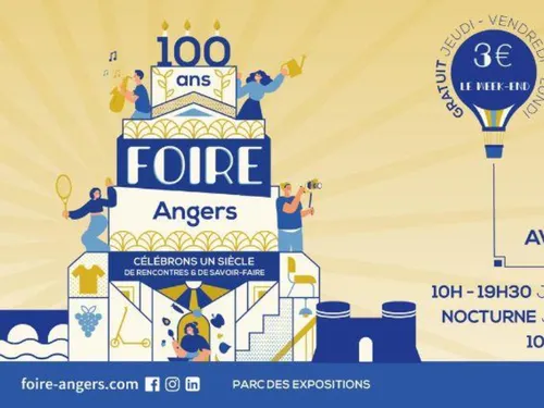 Angers. En direct de la foire exposition !