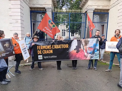 Laval. À l'appel de L214, 40 personnes manifestent pour la...