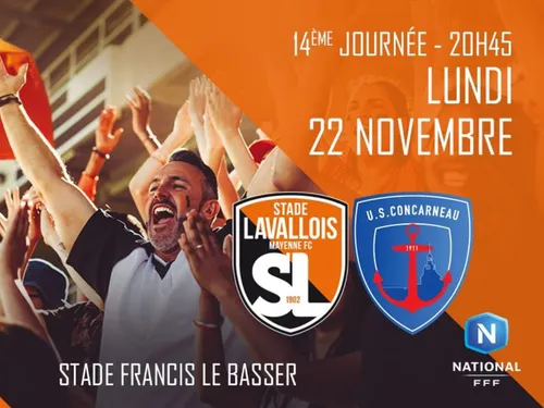 Les gagnants pour Laval Concarneau