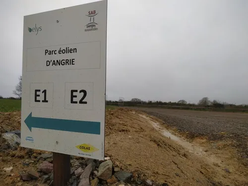Projet éolien d'Angrie : le promoteur va être mis en demeure