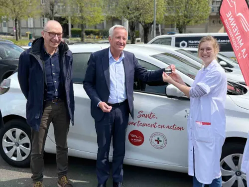 En Mayenne, des véhicules pour faire gagner du temps aux internes...