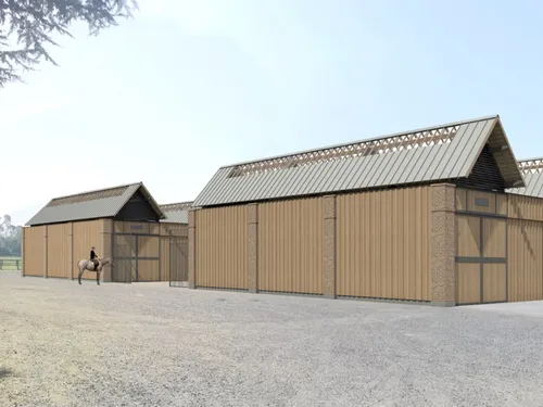 Le Lion d’Angers. Des boxes en dur pour les chevaux du Mondial de...