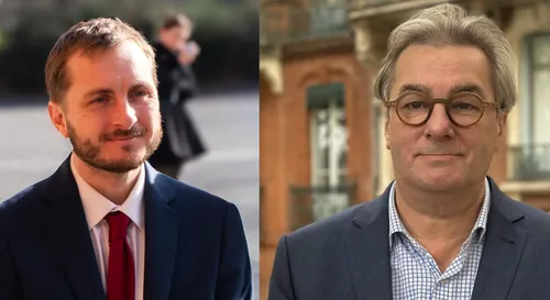 TOULOUSE:  François Piquemal (LFI) et François Briançon...