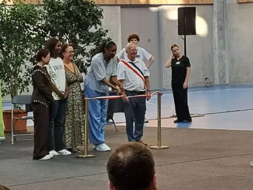 COLOMBES CÉLÈBRE MARIE-JOSÉ PÉREC AVEC UN NOUVEAU COMPLEXE SPORTIF 