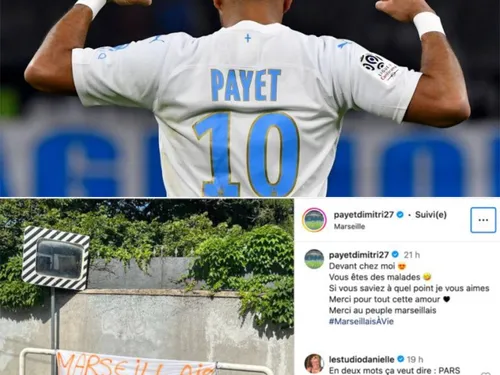 Le message touchant de Dimitri Payet aux supporters Marseillais 