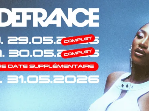 Aya Nakamura pour la première fois au Stade de France en mai 2026