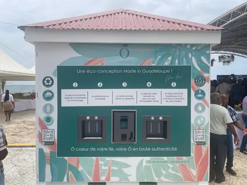 Une fontaine à eau reminéralisée inaugurée à  Capesterre-Belle-Eau