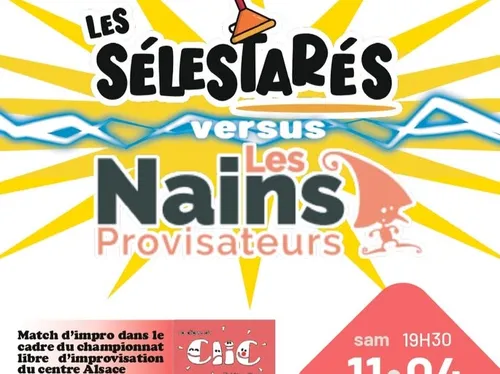 Soirée Match d'impro : Les Sélestarés / Les Nains Provisateur