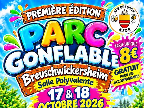 Parc gonflable à Breuschwickersheim