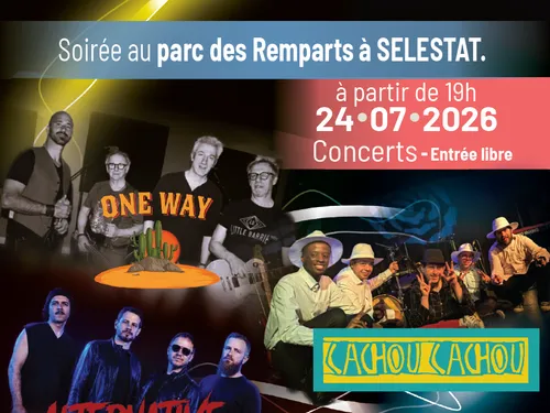 Soirée musicale au parc des remparts à Sélestat