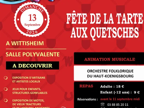Fête de la Tarte aux Quetsches 42ème édition - Wittisheim