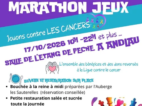 Marathon Jeux - Jouons contre les cancers