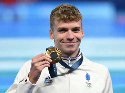 Léon Marchand, personnalité préférée des enfants