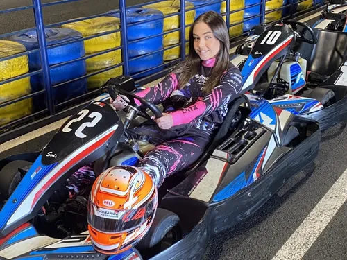 Léna Boilletot, championne de karting 