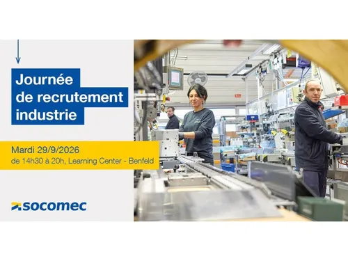 JOURNEE DE RECRUTEMENT INDUSTRIE CHEZ SOCOMEC