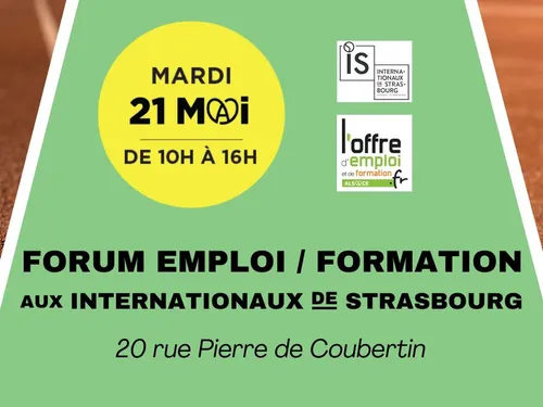 FORUM EMPLOI / FORMATION AUX INTERNATIONAUX DE STRASBOURG