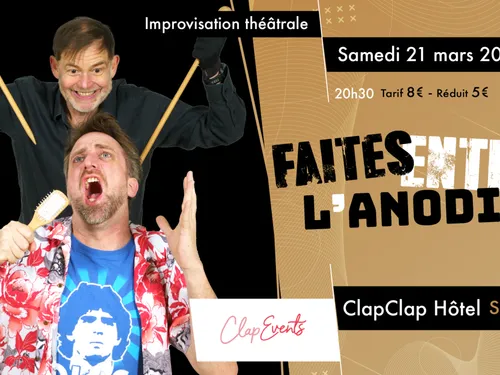 Faites entrer l'Anodin au ClapClap Hôtel