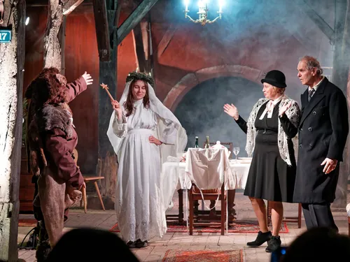 Spectacle de Noël - en soirée - Écomusée d'Alsace