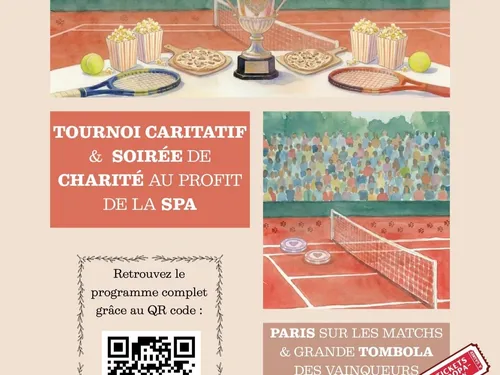 Jeu set et don - Tournoi caritatif et soirée de charité au profit...