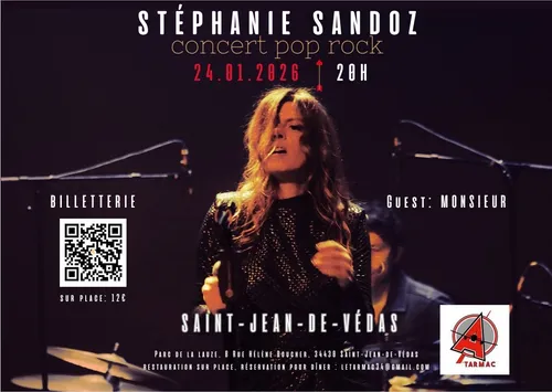 Concert de Stephanie Sandoz à Saint Jean de Védas