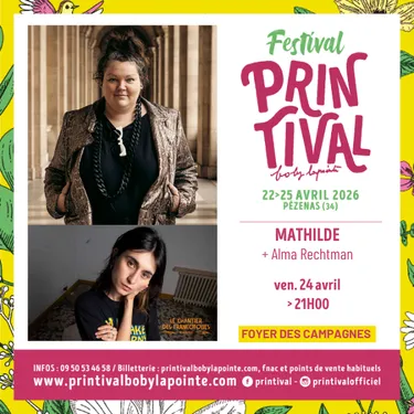 Printival Boby Lapointe - concert : Mathilde + Alma Rechtman