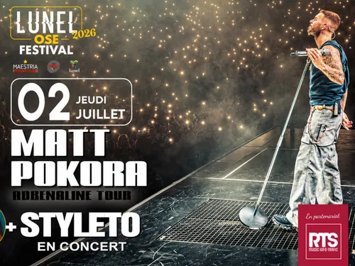 M Pokora et Styleto aux Arènes de Lunel