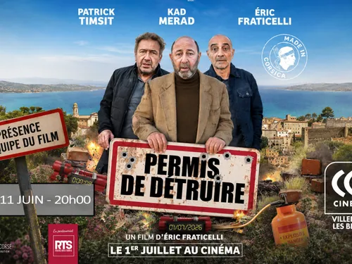 Avant-première du film "Permis de détruire" au méga CGR de...