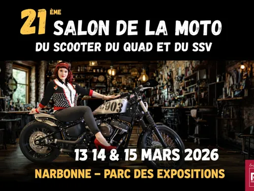 Gagnez vos pass week-end pour le salon de la moto de Narbonne