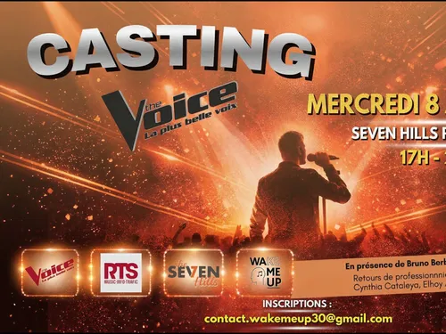  Inscrivez-vous pour le prochain casting The Voice à Nîmes !