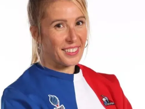 Cécile Hernandez, porte-drapeau aux Jeux de Milan-Cortina