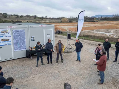 Restauration du ruisseau de la Bourbou à Loupian pour l'écologie