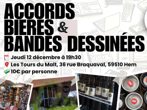 Une soirée accords bières et BD 