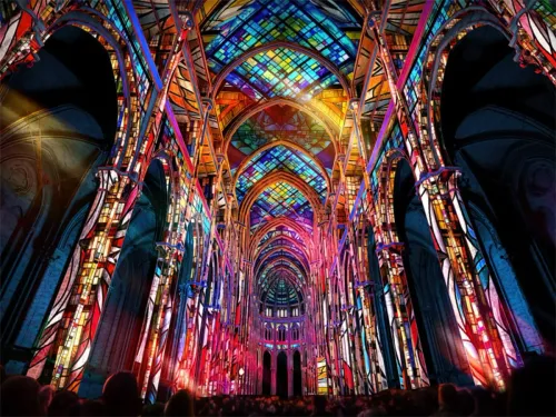 Le spectacle immersif de la cathédrale de Lille prolongé jusqu’au 2...