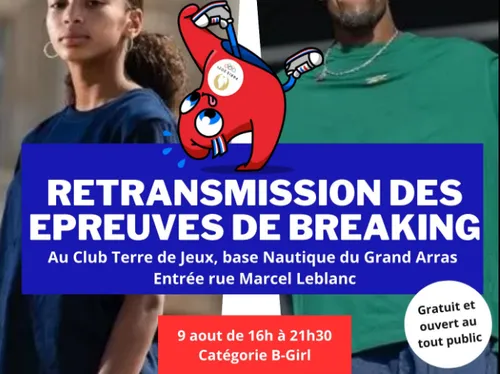 JO : suivez le breakdance en direct à Arras !