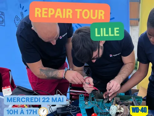 Réparez vos objets ce mercredi à Lille
