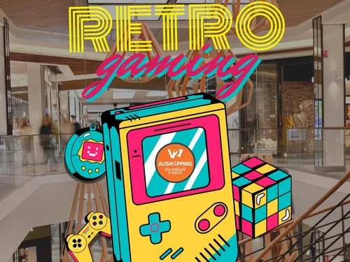 Un salon rétrogaming à Aushopping V2 dès aujourd'hui