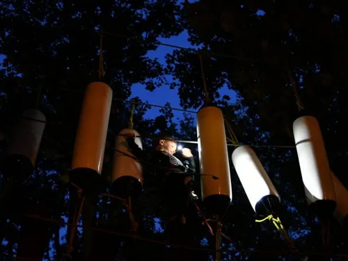 Acro'Liane en nocturne pour la Toussaint