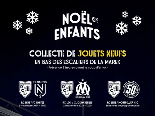 Les supporters lensois relancent le « Noël des Enfants »